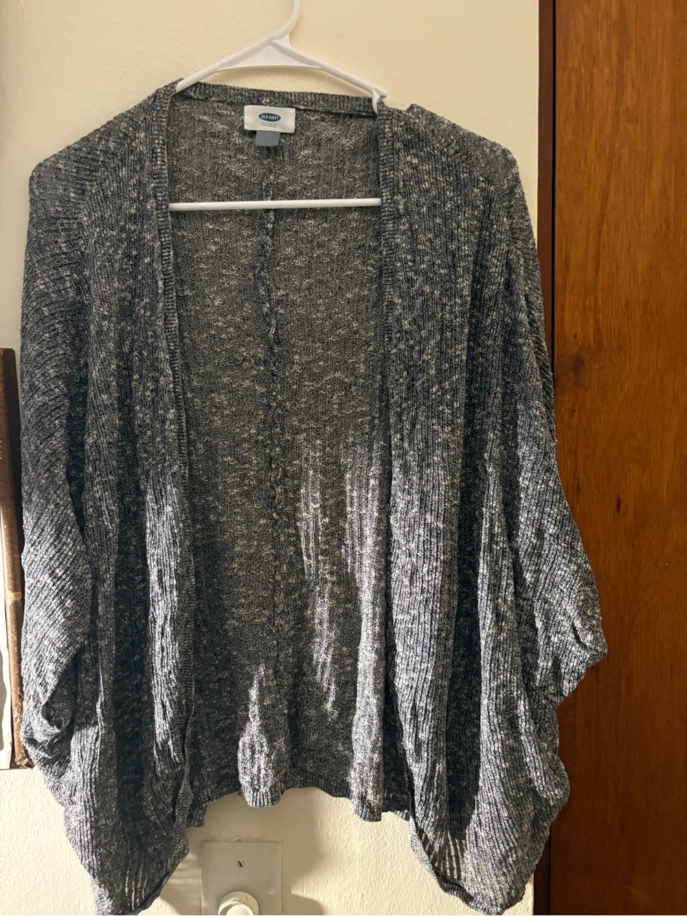 Old Navy Marled Gray Open-Front Women's Cardigan
